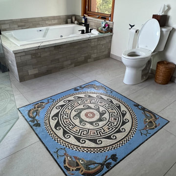 Mosaic Mural - Archaic Fish