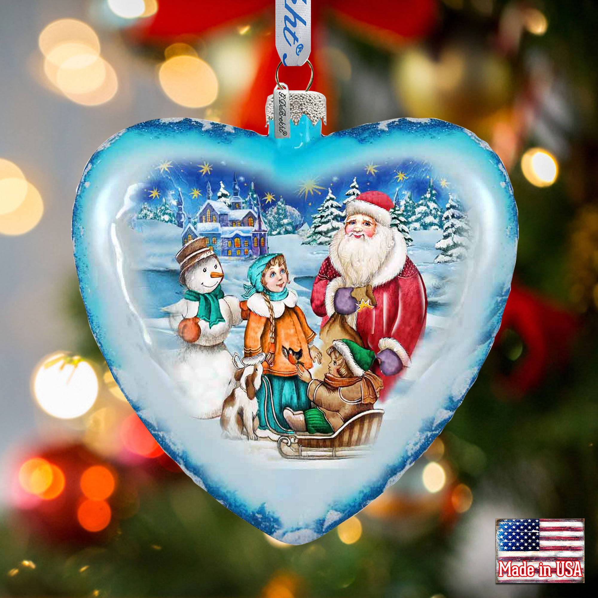 Hand Painted Scenic Glass Ornament Limited Edition Trip - Traditional ...