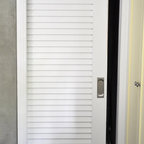 Hinged closet doors