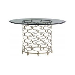 Bollinger Dining Table with 54" Glass Top - Dining Tables