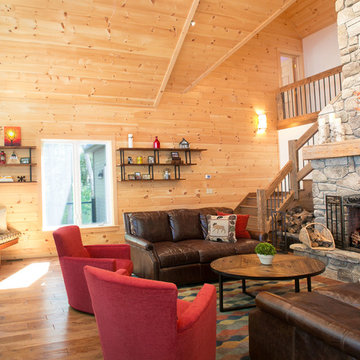 Rustic Maine Lake House