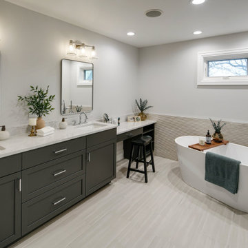 Refined Simple Primary Bathroom Remodel