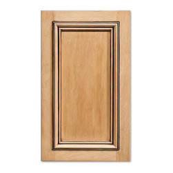 Unfinished San Marino Cabinet Door from Cabinetnow.com shown in Maple - Kitchen Cabinetry
