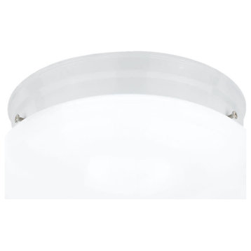 Generation Lighting 5326 Webster 8"W Flush Mount Bowl Ceiling - White