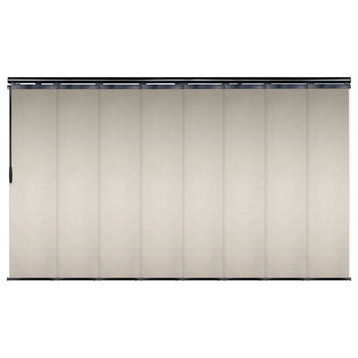 Stella 8-Panel Track Extendable Vertical Blinds 130-175"W