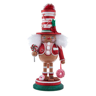 Kurt Adler Hollywood White Winter LED Hat Christmas Nutcracker 15 Inch