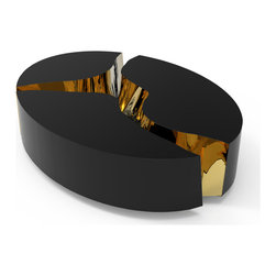 LAPIAZ OVAL BLACK Center Tables - Coffee Tables