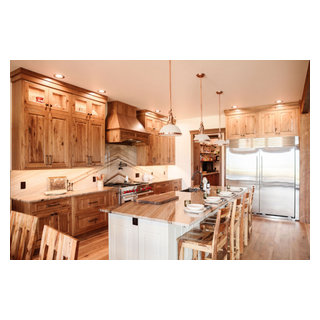 Ebano Quartzite Rustic Modern Kitchen - Rustic - Kitchen - by ...