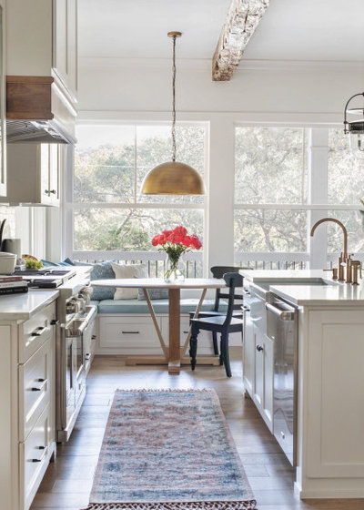 Transitional Kitchen by Ariel Bleich Design