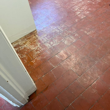 Efflorescence-Stained Quarry Tiled Floor Restored at a Listed Building in Elstow