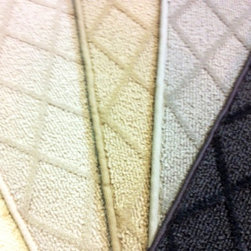 Diamond Pattern Wool Carpet - Area Rugs