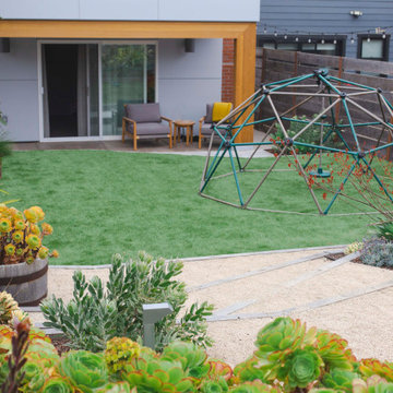 Seaside Outdoor Play & Living Backyard