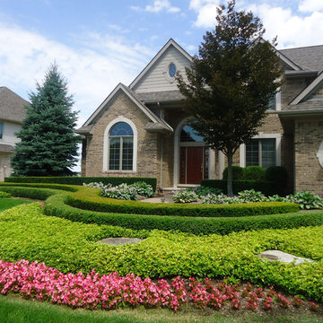 Front yard landscape Northville - Executive Landscape Northville, M