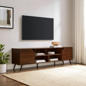 Mid-Century Modern TV Stand 70 Inch