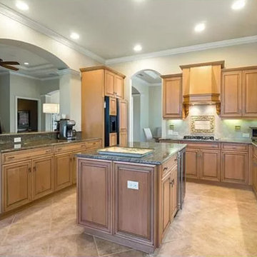 Massive Contemporary Two Tone Kitchen in West Bay