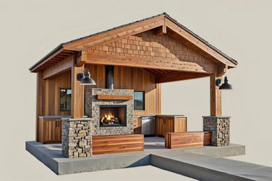 Example of a trendy patio design in Other