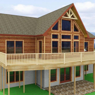 Mountain Cabin Design Rock Ridge Plan