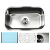 30" Stainless Steel Undermount Single Bowl Kitchen Sink