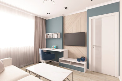 Дизайн 1  комнатной квартиры в ЖК "Аврора-парк", г.Краснодар