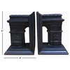 Dark Brown Arc De Triomphe Bookends, Set