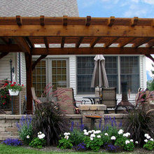 stonework for pergola