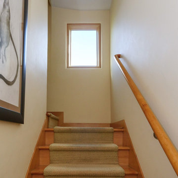 Wood Picture Window in Fabulous Stairway - Renewal by Andersen San Francisco Bay