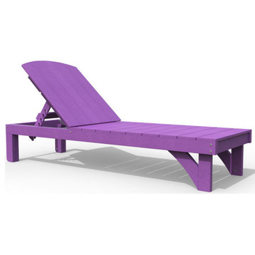 Poly Lumber Coastal Lounge, Purple