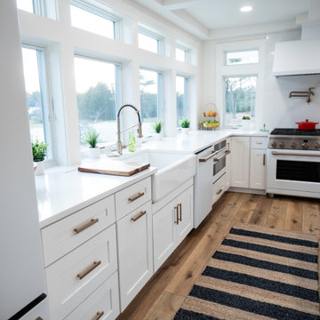 Kitchen expansion within existing footprint
