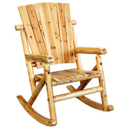 Rustic Outdoor Rocking Chairs by Leigh Country