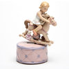 Baby Girl On Rocking Horse Musical Box, Tune: A Pretty Girl Is Like A Melody