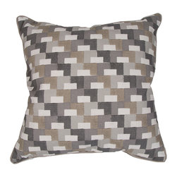 Clueit Webb Interiors - Tetric Taupe Cushion - Scatter Cushions