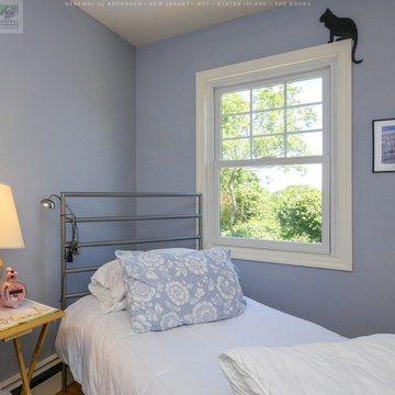 New Window with Grilles in Pleasant Bedroom - Renewal by Andersen NJ / NYC
