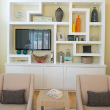 bookshelves.