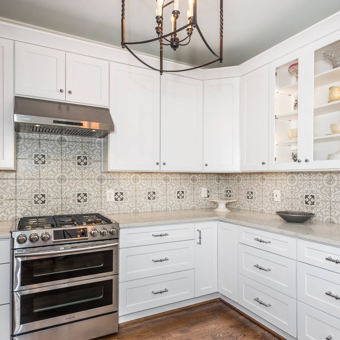 Modernized Classic White Kitchen