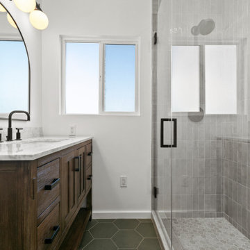 A Burst of Tranquility for this Master Bath Remodel in Glassell Park, CA