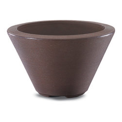 Crescent Garden - Gramercy 16'' Planter, Vintage Copper - Outdoor Pots And Planters