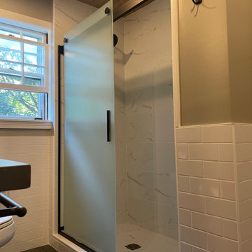 Modern Rustic Bathroom Remodel Lexington, MA