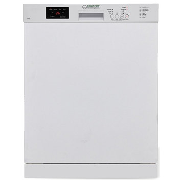 Equator Europe 24" Built in 14 place Dishwasher in White