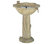 Acadia Frog Solar Birdbath
