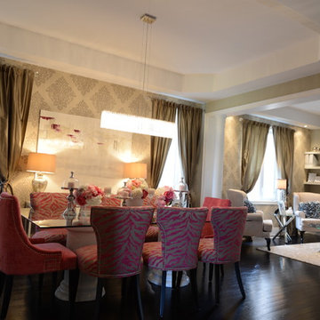 Dollhouse Collection {Foyer, Home Office, Living, Dining & Powder Room}