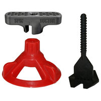 Spin Doctor Tile Leveling System Kit with Torque Monster Anti-Fatigue Tool, 1/8”