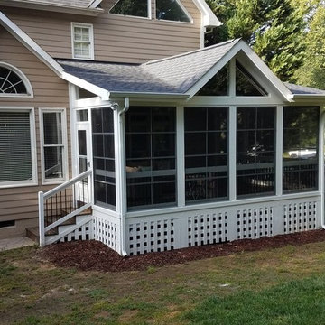 EZE Breeze Screened Porch with T&G Wood Floor in Davidson, NC