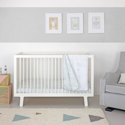 Pitter Patter Mint Fitted Sheet Set - Baby Bedding