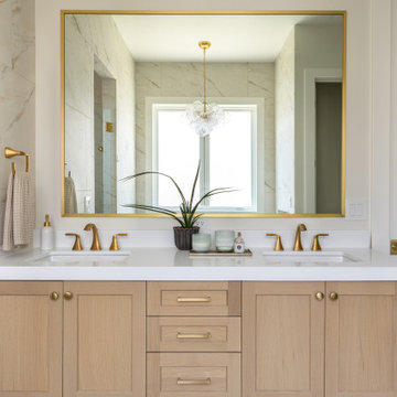 New Classic Revival Primary Bath