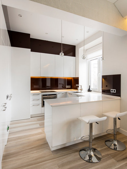 Best Small Modern Kitchen Design Ideas & Remodel Pictures | Houzz