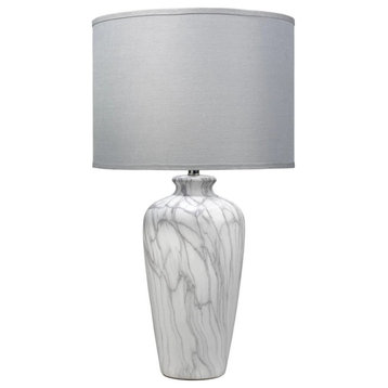 Fabrice Gray/White Table Lamp