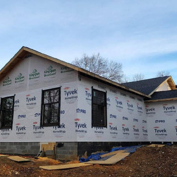 Addition Framing, Windows, Roof