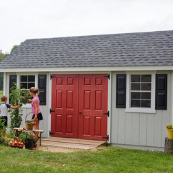 Gray Garden Shed - Sheds
