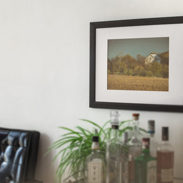 Abandoned Barn Colorized Rustic Wall Art Print