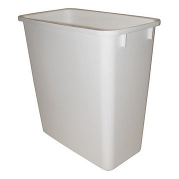 Rev-A-Shelf Replacement Waste Bin, White, 20qt